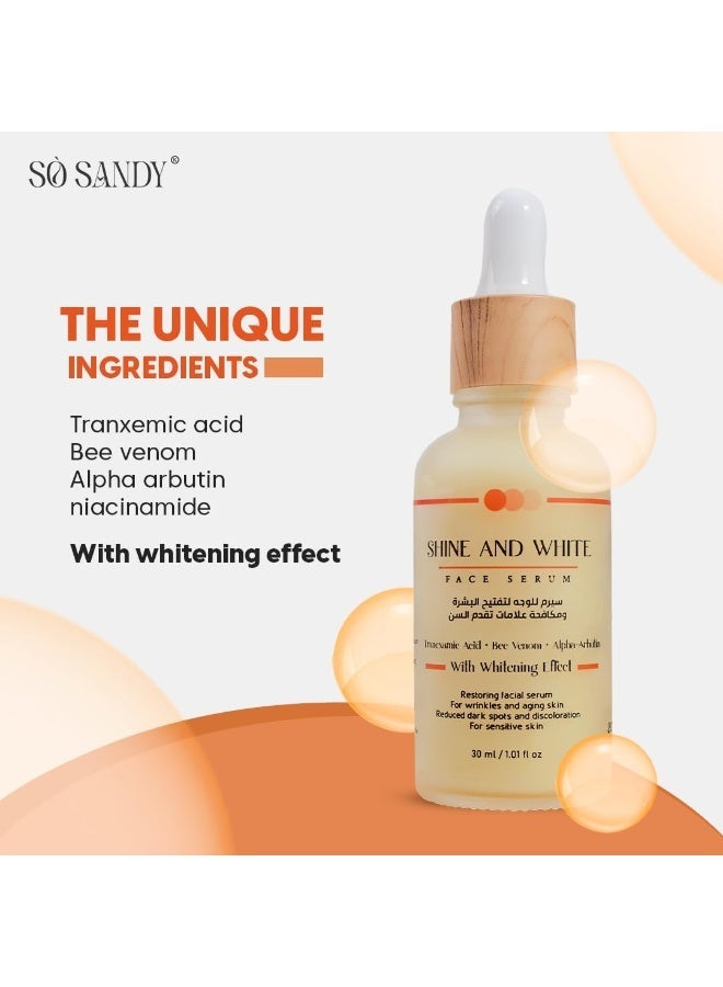 So Sandy Shine and white Face Serum - Bee Venom Serum - Image 4